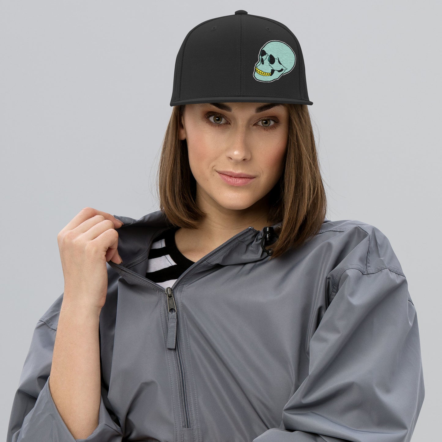 Spunky Panda Snapback Hat - Embroidered