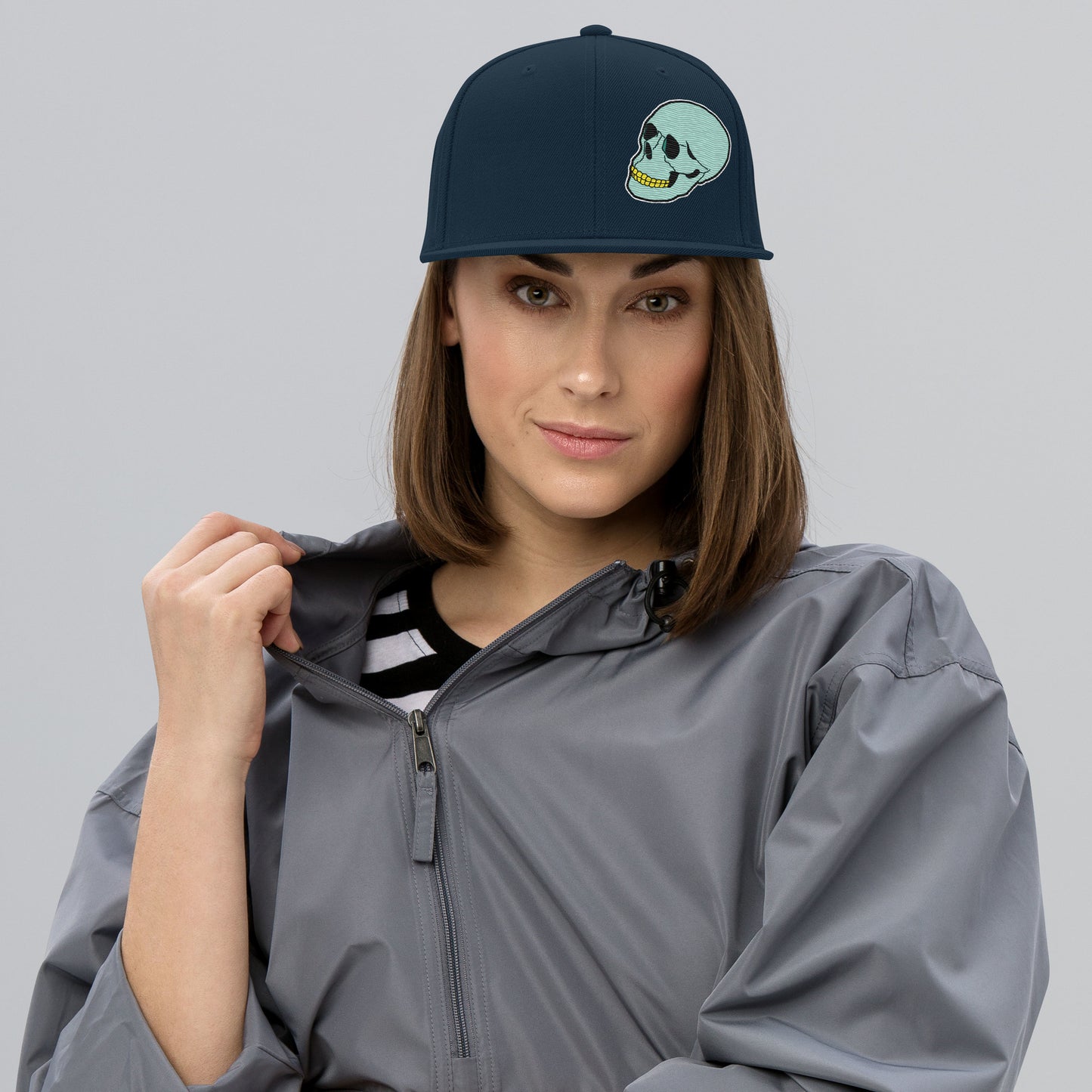 Spunky Panda Snapback Hat - Embroidered