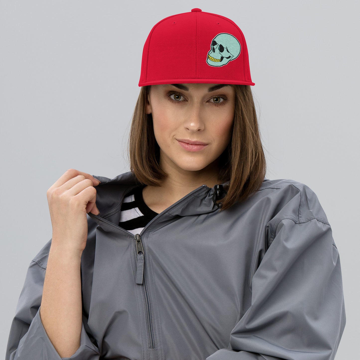 Spunky Panda Snapback Hat - Embroidered