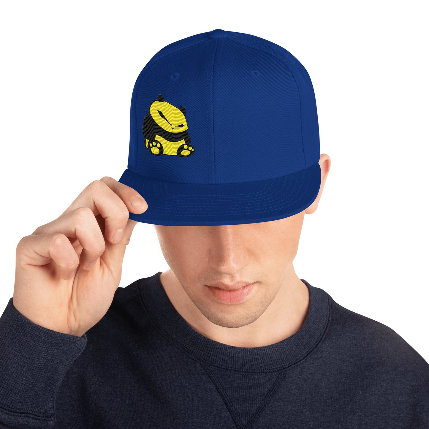 Spunky Panda Snapback Hat - Embroidered