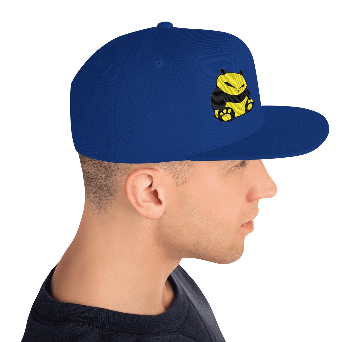 Spunky Panda Snapback Hat - Embroidered