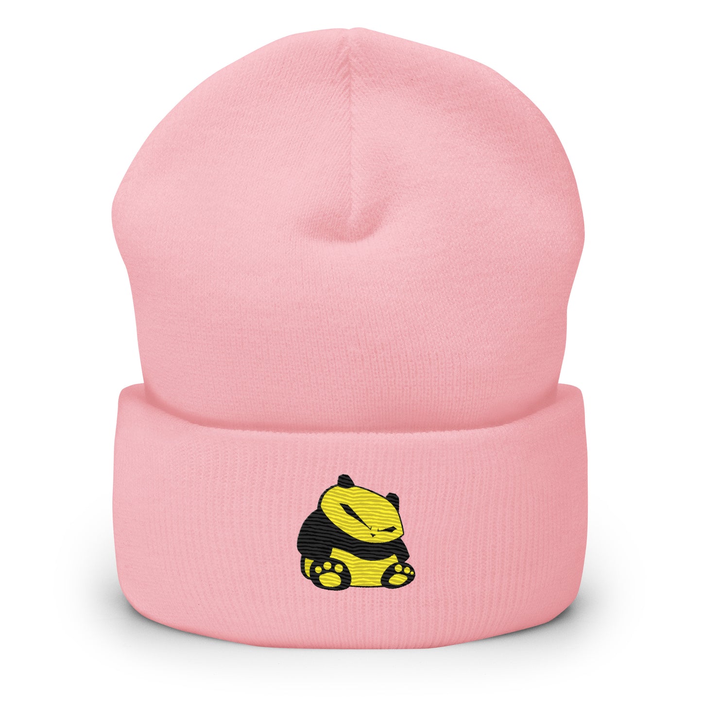 Spunky Panda Cuffed Beanie - Embroidered
