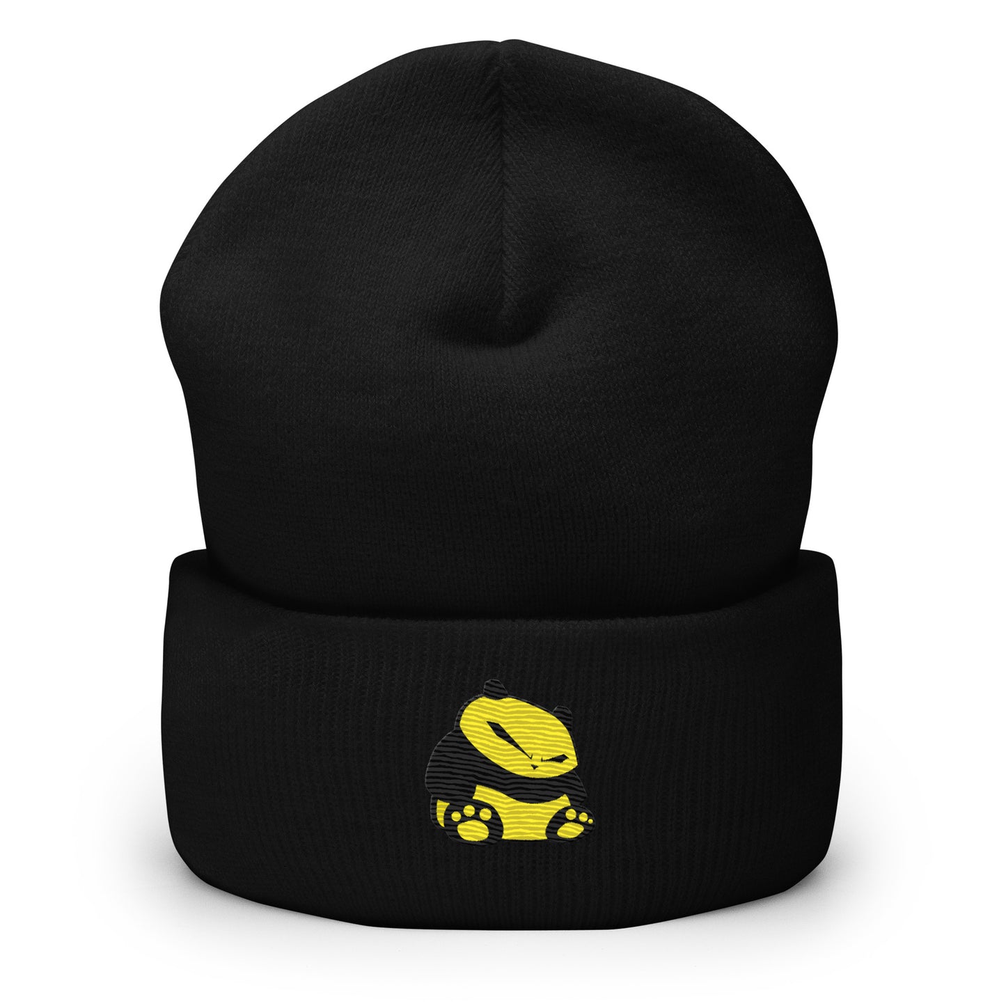 Spunky Panda Cuffed Beanie - Embroidered