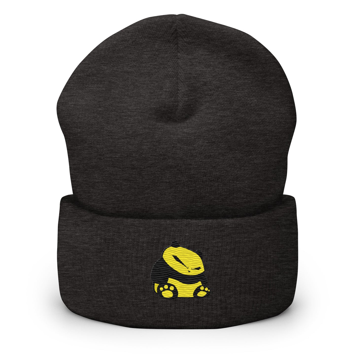 Spunky Panda Cuffed Beanie - Embroidered