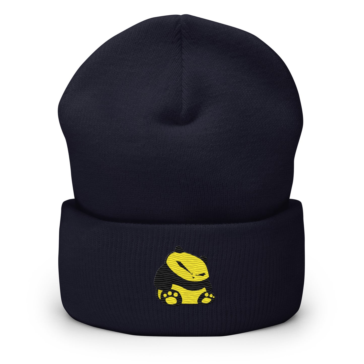 Spunky Panda Cuffed Beanie - Embroidered