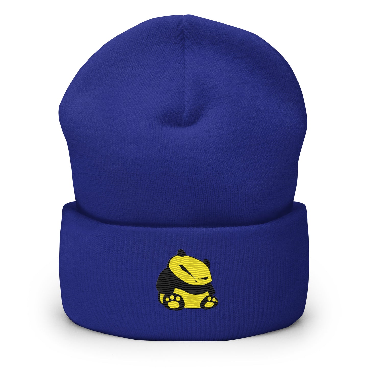 Spunky Panda Cuffed Beanie - Embroidered