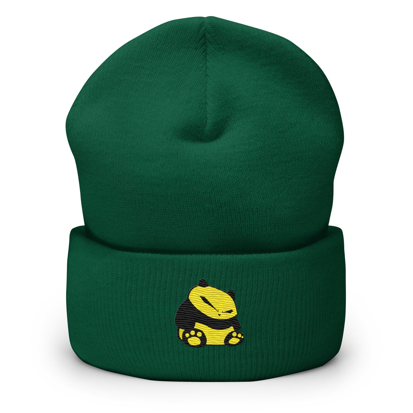 Spunky Panda Cuffed Beanie - Embroidered