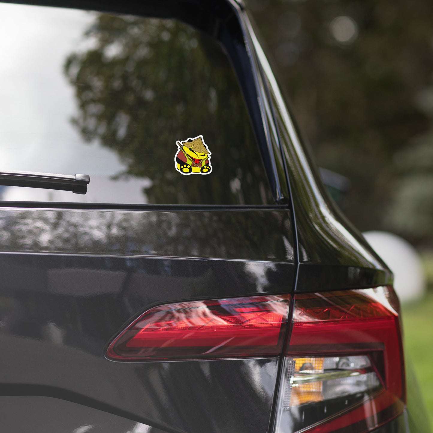 Samurai Panda Bubble-free stickers