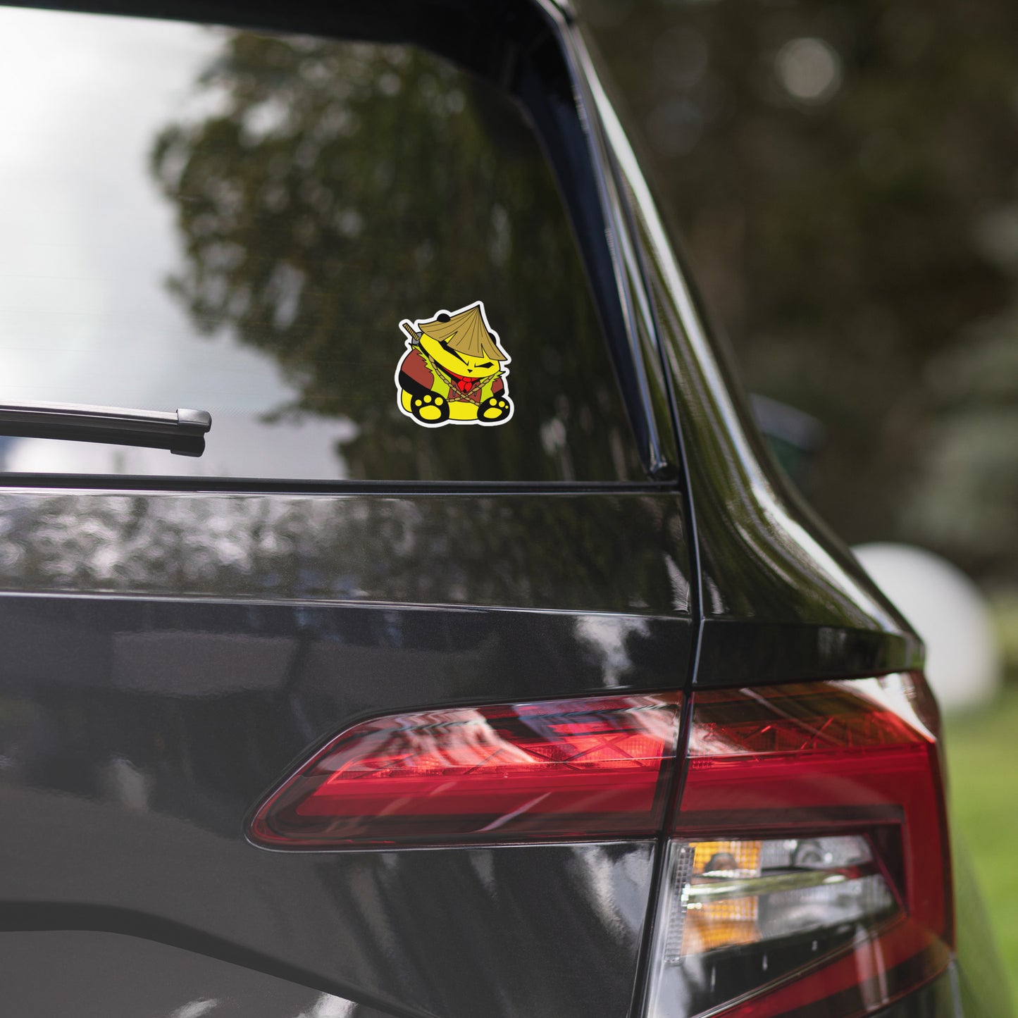 Samurai Panda Bubble-free stickers