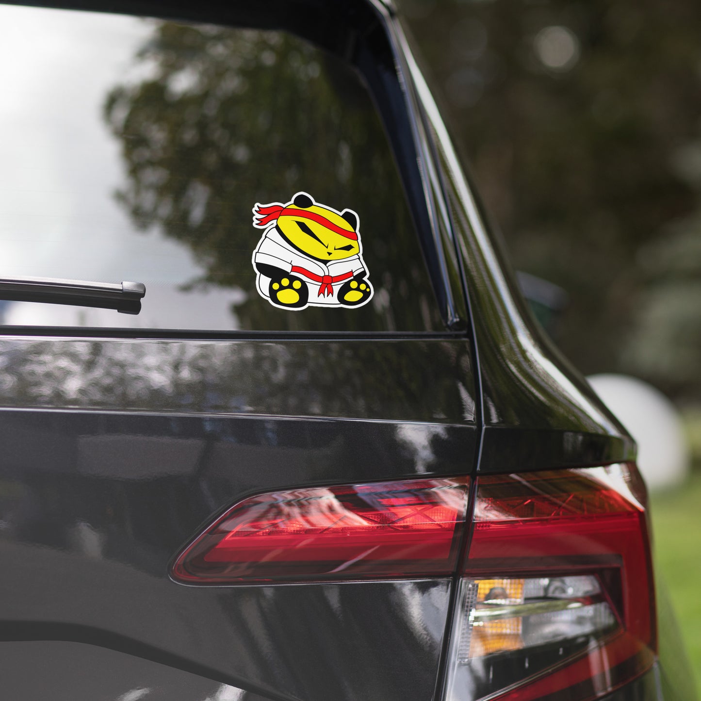 Karate Panda Bubble-free stickers