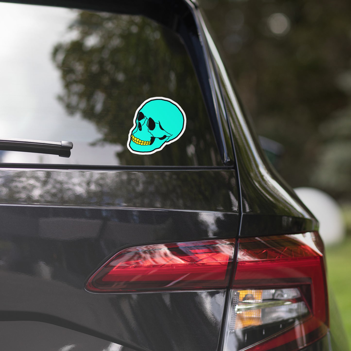 Spunky Skull Bubble-free stickers