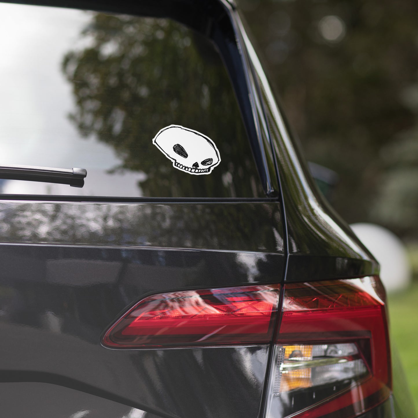 Panda Skull Bubble-free stickers