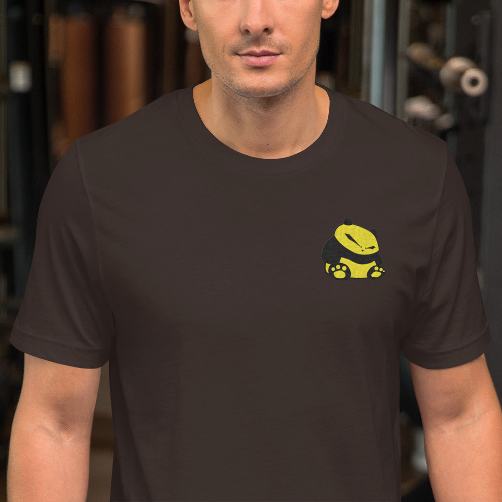 Spunky Panda Unisex t-shirt - Ebroidered