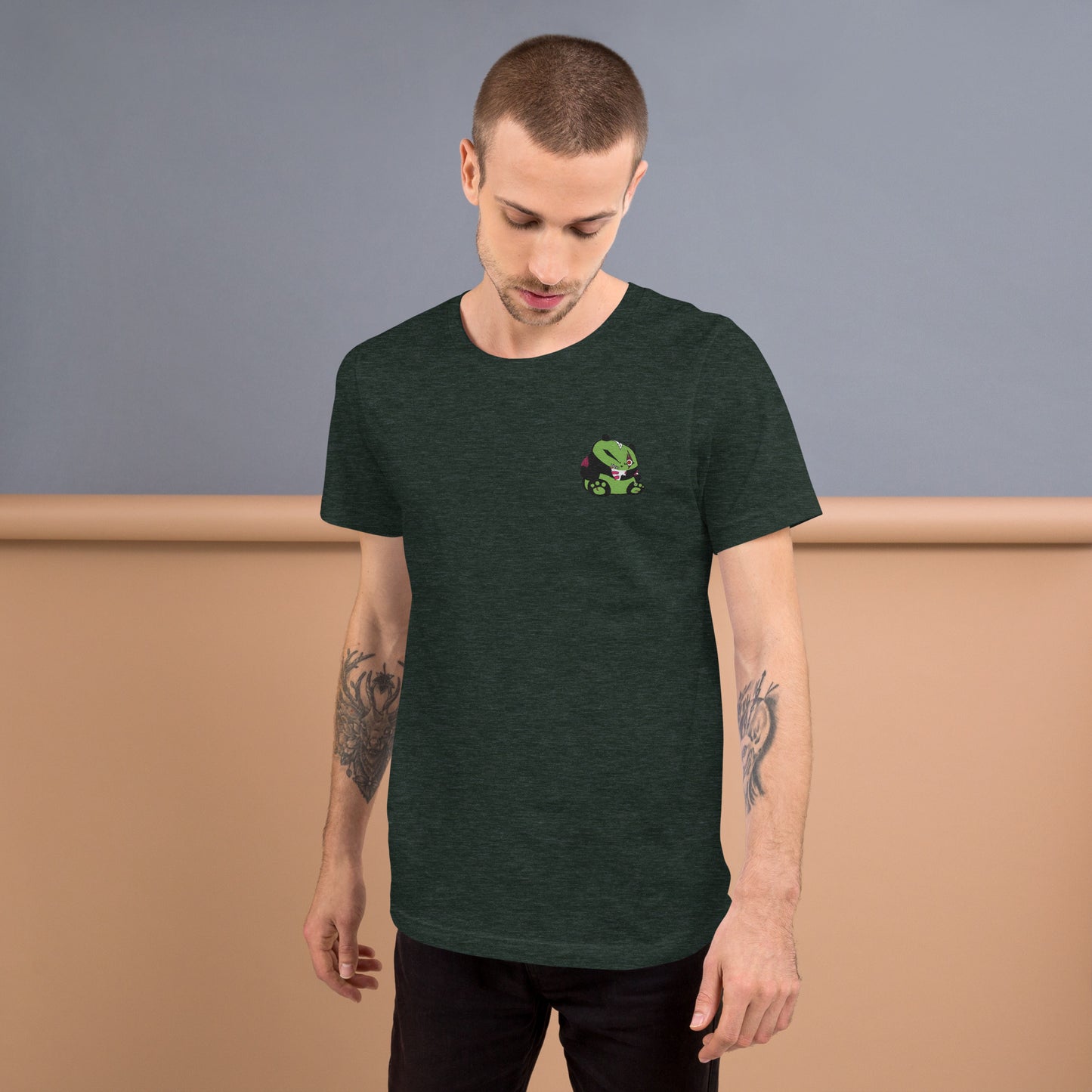 Zombie Panda Unisex t-shirt - Embroidered