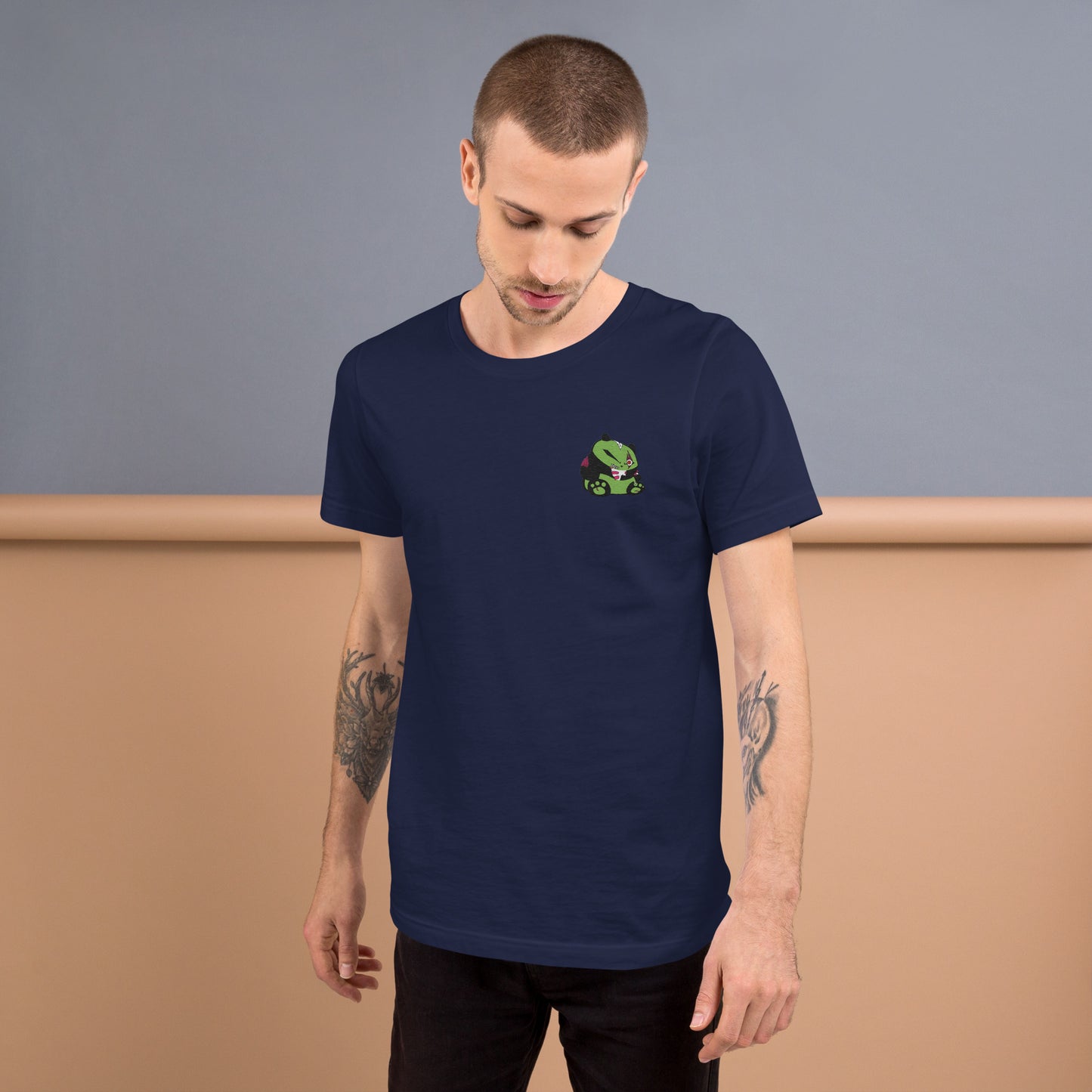 Zombie Panda Unisex t-shirt - Embroidered