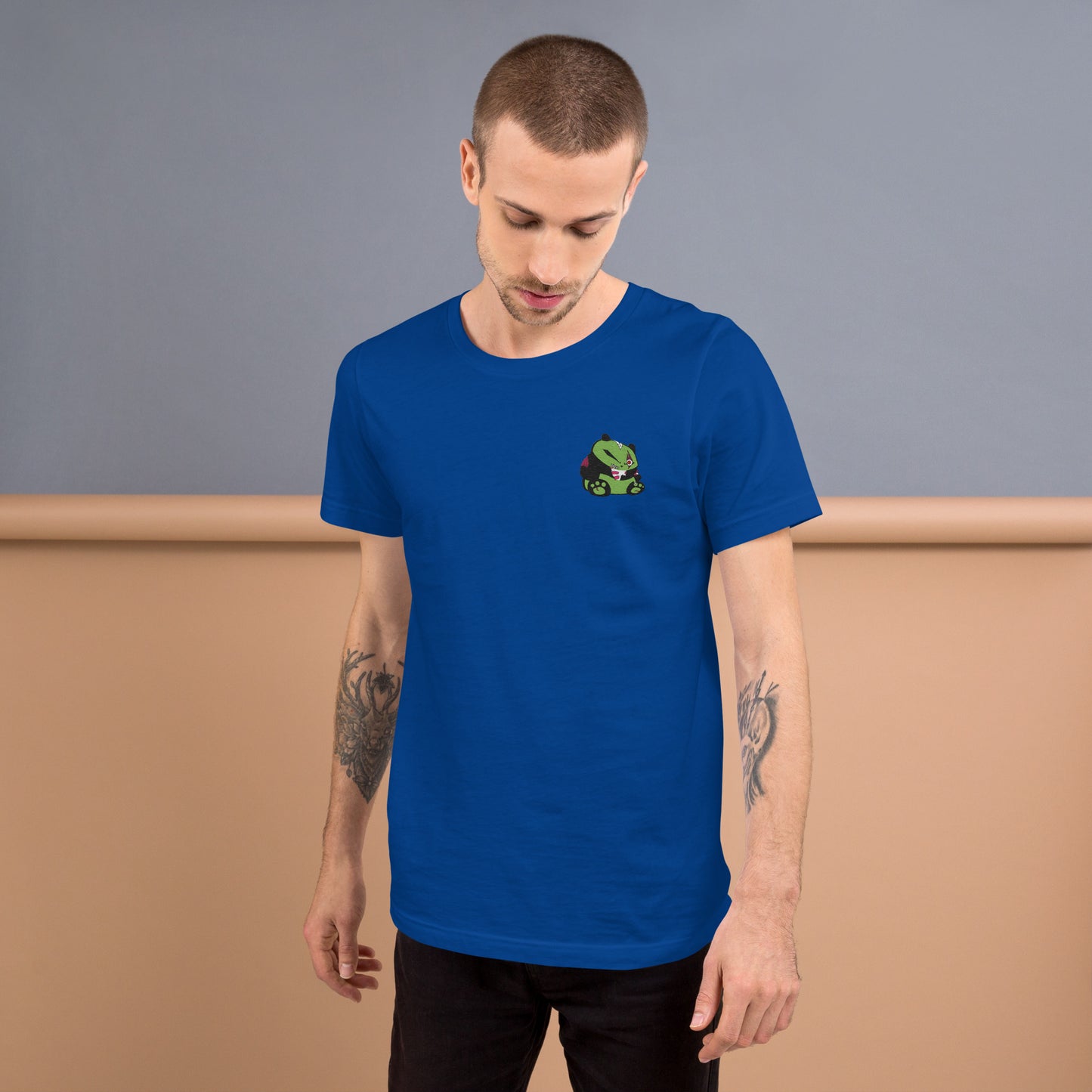 Zombie Panda Unisex t-shirt - Embroidered