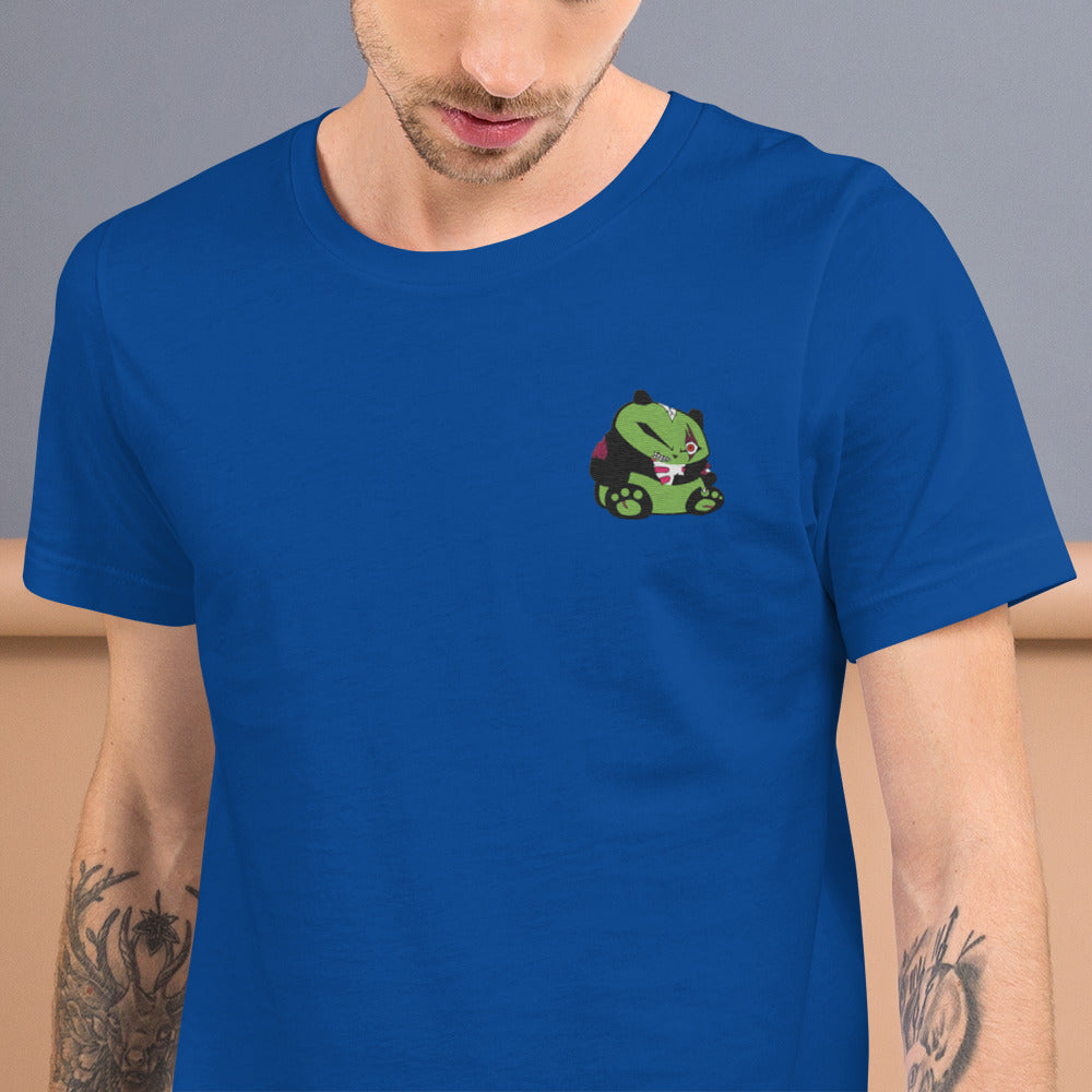 Zombie Panda Unisex t-shirt - Embroidered
