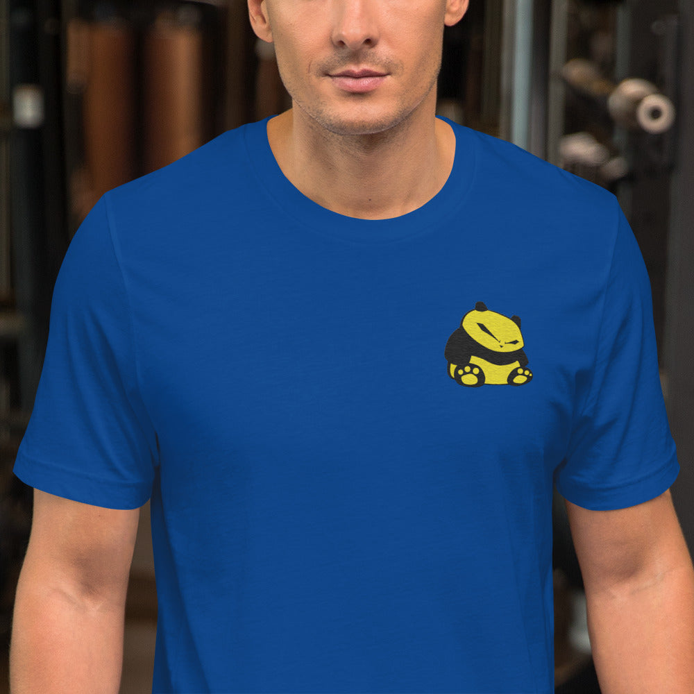 Spunky Panda Unisex t-shirt - Ebroidered