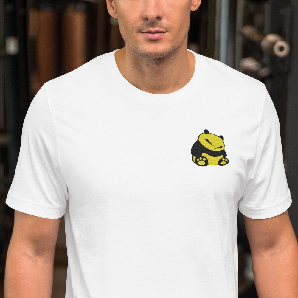 Spunky Panda Unisex t-shirt - Ebroidered