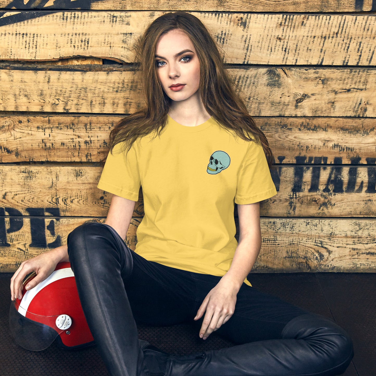 Spunky Skull Unisex t-shirt - Embroidered