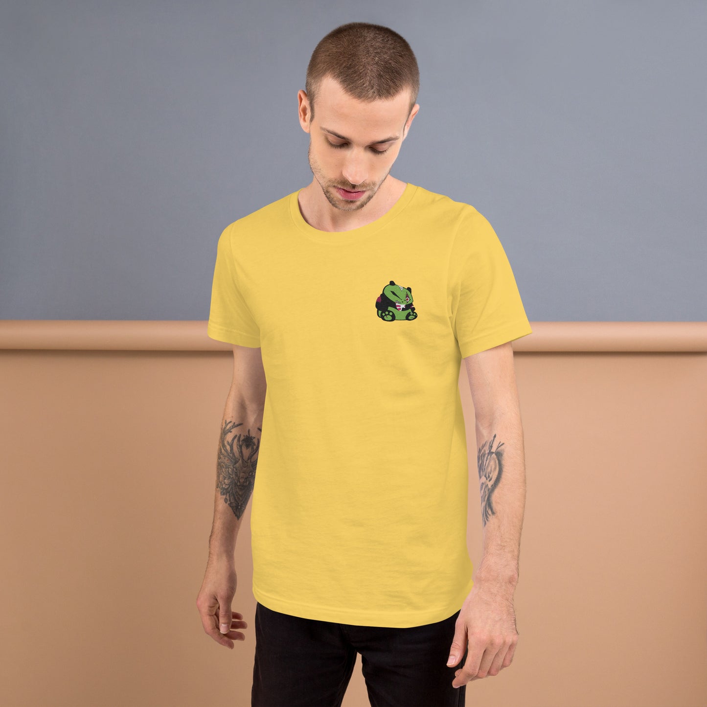Zombie Panda Unisex t-shirt - Embroidered