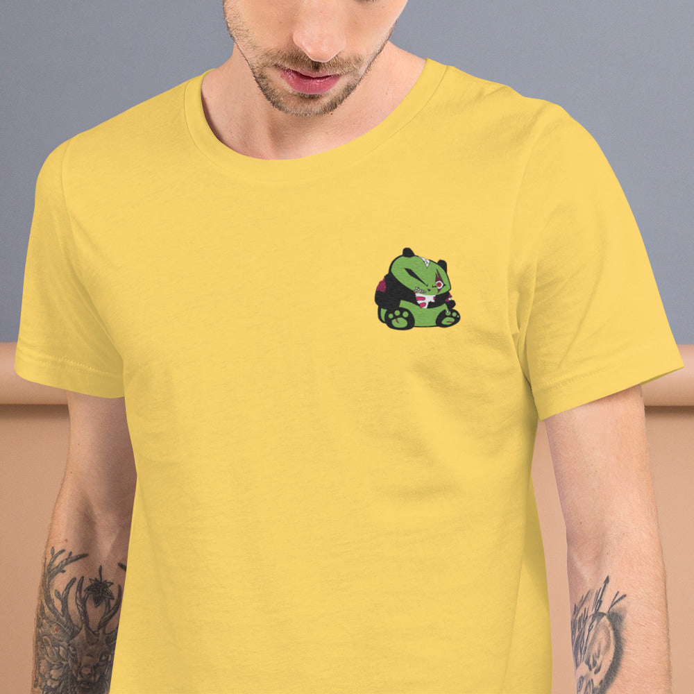 Zombie Panda Unisex t-shirt - Embroidered