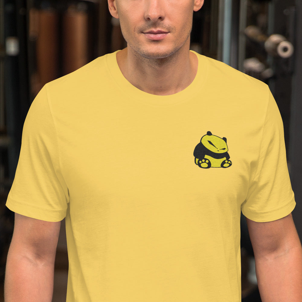 Spunky Panda Unisex t-shirt - Ebroidered