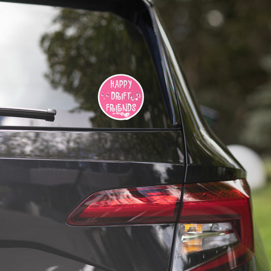 Happy Drift Bubble-free stickers